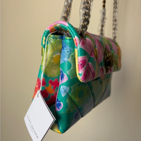 Kurt Geiger London mini Kensington floral leather bag - Picture 9 of 12